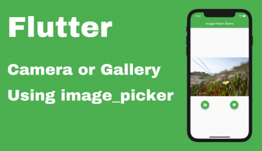 [Flutter] 初心者でもプラグインで簡単！カメラと写真を読み込むimage_pickerの使い方